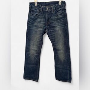 Levi's Dark Wash Straight Jeans